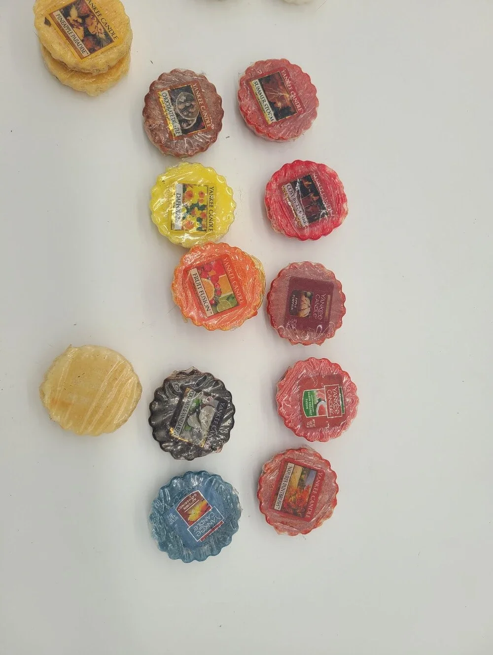Vintage Yankee Candle Wax Tarts Lot 25 Retired Sealed HTF Scents